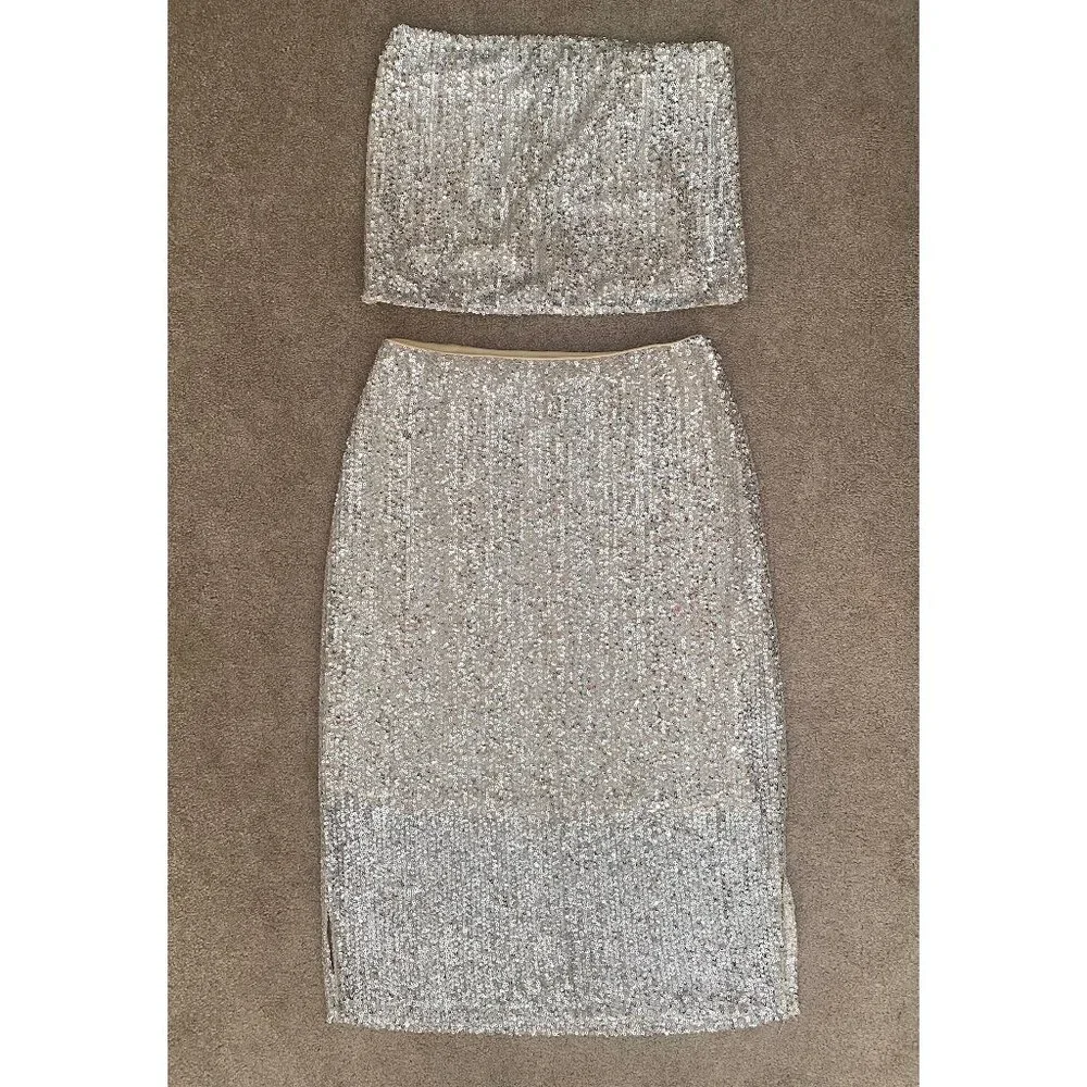 Mango sequin set - Picture 3 of 9